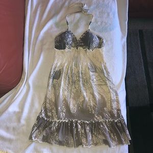 Halter mini dress by guess, size small
